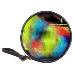 Punctulated Colorful Ground Noise Nervous Sorcery Sight Screen Pattern Classic 20-cd Wallets by Simbadda