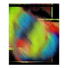 Punctulated Colorful Ground Noise Nervous Sorcery Sight Screen Pattern Shower Curtain 60  X 72  (medium)  by Simbadda