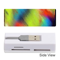 Punctulated Colorful Ground Noise Nervous Sorcery Sight Screen Pattern Memory Card Reader (stick)  by Simbadda