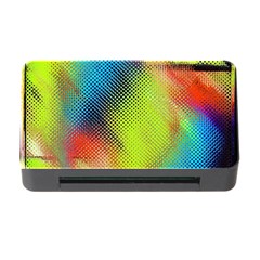 Punctulated Colorful Ground Noise Nervous Sorcery Sight Screen Pattern Memory Card Reader With Cf by Simbadda