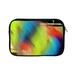 Punctulated Colorful Ground Noise Nervous Sorcery Sight Screen Pattern Apple iPad Mini Zipper Cases Front