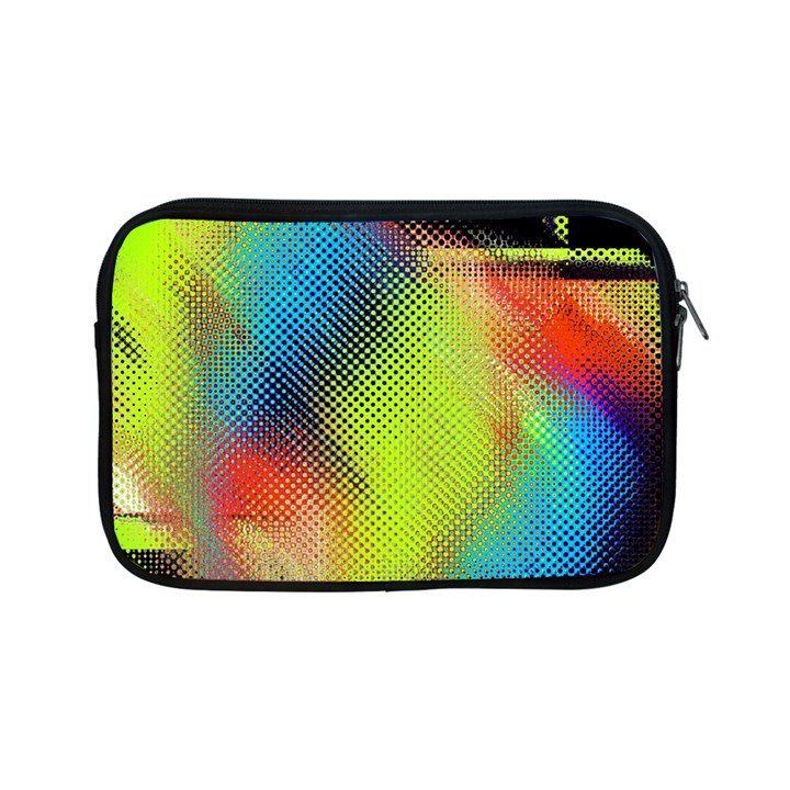 Punctulated Colorful Ground Noise Nervous Sorcery Sight Screen Pattern Apple iPad Mini Zipper Cases