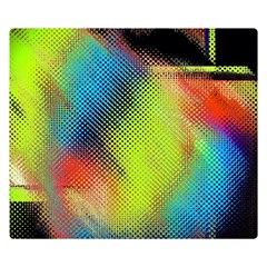 Punctulated Colorful Ground Noise Nervous Sorcery Sight Screen Pattern Double Sided Flano Blanket (small)  by Simbadda