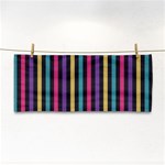 Stripes Colorful Multi Colored Bright Stripes Wallpaper Background Pattern Cosmetic Storage Cases Front