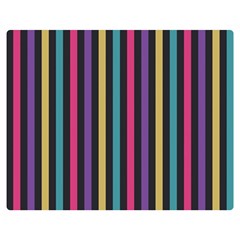 Stripes Colorful Multi Colored Bright Stripes Wallpaper Background Pattern Double Sided Flano Blanket (medium)  by Simbadda