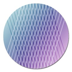 Abstract Lines Background Magnet 5  (round) by Simbadda