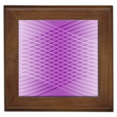 Abstract Lines Background Pattern Framed Tiles by Simbadda