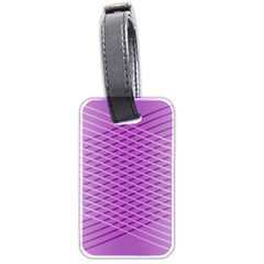 Abstract Lines Background Pattern Luggage Tags (two Sides) by Simbadda