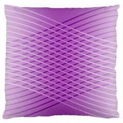 Abstract Lines Background Pattern Standard Flano Cushion Case (two Sides) by Simbadda