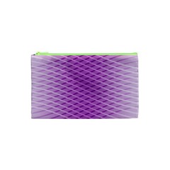 Abstract Lines Background Pattern Cosmetic Bag (xs) by Simbadda