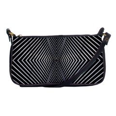 Abstract Of Shutter Lines Shoulder Clutch Bags by Simbadda