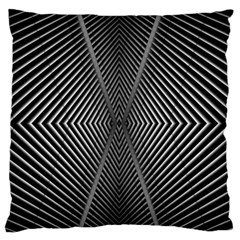 Abstract Of Shutter Lines Standard Flano Cushion Case (one Side) by Simbadda