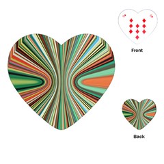 Colorful Spheric Background Playing Cards (heart)  by Simbadda