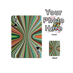 Colorful Spheric Background Playing Cards 54 (mini)  by Simbadda