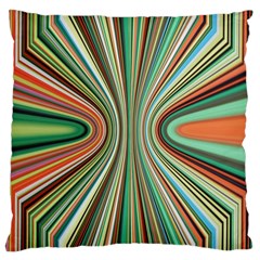 Colorful Spheric Background Large Cushion Case (one Side) by Simbadda