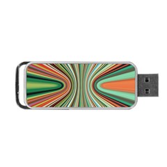 Colorful Spheric Background Portable Usb Flash (two Sides) by Simbadda