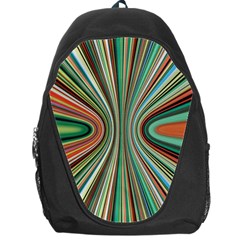 Colorful Spheric Background Backpack Bag by Simbadda