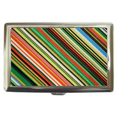 Colorful Stripe Background Cigarette Money Cases by Simbadda