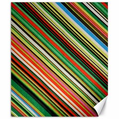 Colorful Stripe Background Canvas 20  X 24   by Simbadda