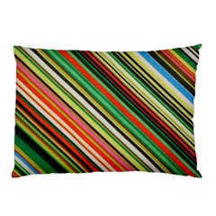 Colorful Stripe Background Pillow Case