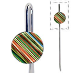 Colorful Stripe Background Book Mark by Simbadda