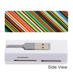 Colorful Stripe Background Memory Card Reader (stick)  by Simbadda