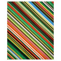 Colorful Stripe Background Drawstring Bag (small) by Simbadda