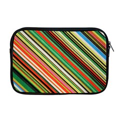 Colorful Stripe Background Apple Macbook Pro 17  Zipper Case by Simbadda