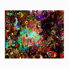 Alien World Digital Computer Graphic Small Glasses Cloth by Simbadda