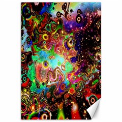 Alien World Digital Computer Graphic Canvas 12  X 18   by Simbadda