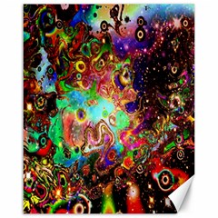 Alien World Digital Computer Graphic Canvas 16  X 20   by Simbadda