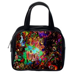 Alien World Digital Computer Graphic Classic Handbags (one Side) by Simbadda