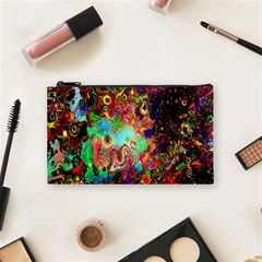 Alien World Digital Computer Graphic Cosmetic Bag (small)  by Simbadda