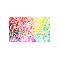 Colorful Colors Digital Pattern Magnet (name Card) by Simbadda