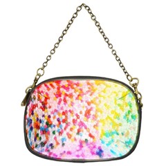 Colorful Colors Digital Pattern Chain Purses (one Side)  by Simbadda