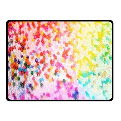 Colorful Colors Digital Pattern Fleece Blanket (small) by Simbadda