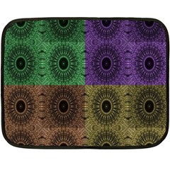 Creative Digital Pattern Computer Graphic Double Sided Fleece Blanket (mini)  by Simbadda