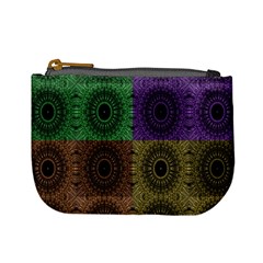 Creative Digital Pattern Computer Graphic Mini Coin Purses by Simbadda