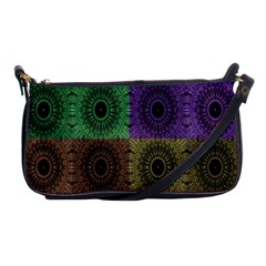 Creative Digital Pattern Computer Graphic Shoulder Clutch Bags by Simbadda