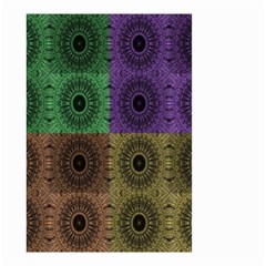 Creative Digital Pattern Computer Graphic Small Garden Flag (two Sides) by Simbadda