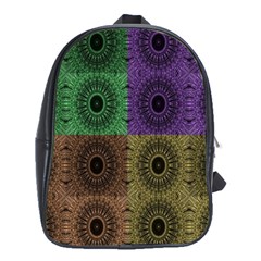 Creative Digital Pattern Computer Graphic School Bags (xl)  by Simbadda