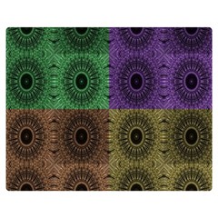 Creative Digital Pattern Computer Graphic Double Sided Flano Blanket (medium)  by Simbadda