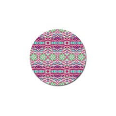 Colorful Seamless Background With Floral Elements Golf Ball Marker (4 Pack) by Simbadda