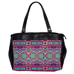 Colorful Seamless Background With Floral Elements Office Handbags by Simbadda