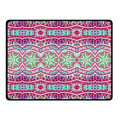 Colorful Seamless Background With Floral Elements Double Sided Fleece Blanket (small)  by Simbadda