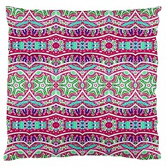 Colorful Seamless Background With Floral Elements Standard Flano Cushion Case (one Side) by Simbadda