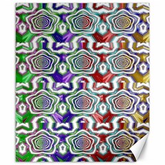 Digital Patterned Ornament Computer Graphic Canvas 8  X 10  by Simbadda