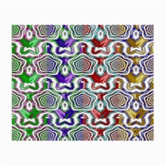 Digital Patterned Ornament Computer Graphic Small Glasses Cloth (2-side) by Simbadda