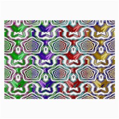 Digital Patterned Ornament Computer Graphic Large Glasses Cloth by Simbadda