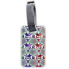 Digital Patterned Ornament Computer Graphic Luggage Tags (two Sides) by Simbadda